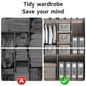 thumbnail image 5 of Bolsa de almacenamiento al vacío plegable de gran capacidad para mantas, sábanas y ropa de temporada. Solución para ahorrar espacio en el armario. Aestivo | Gris | AESTIVO, 5 of 7
