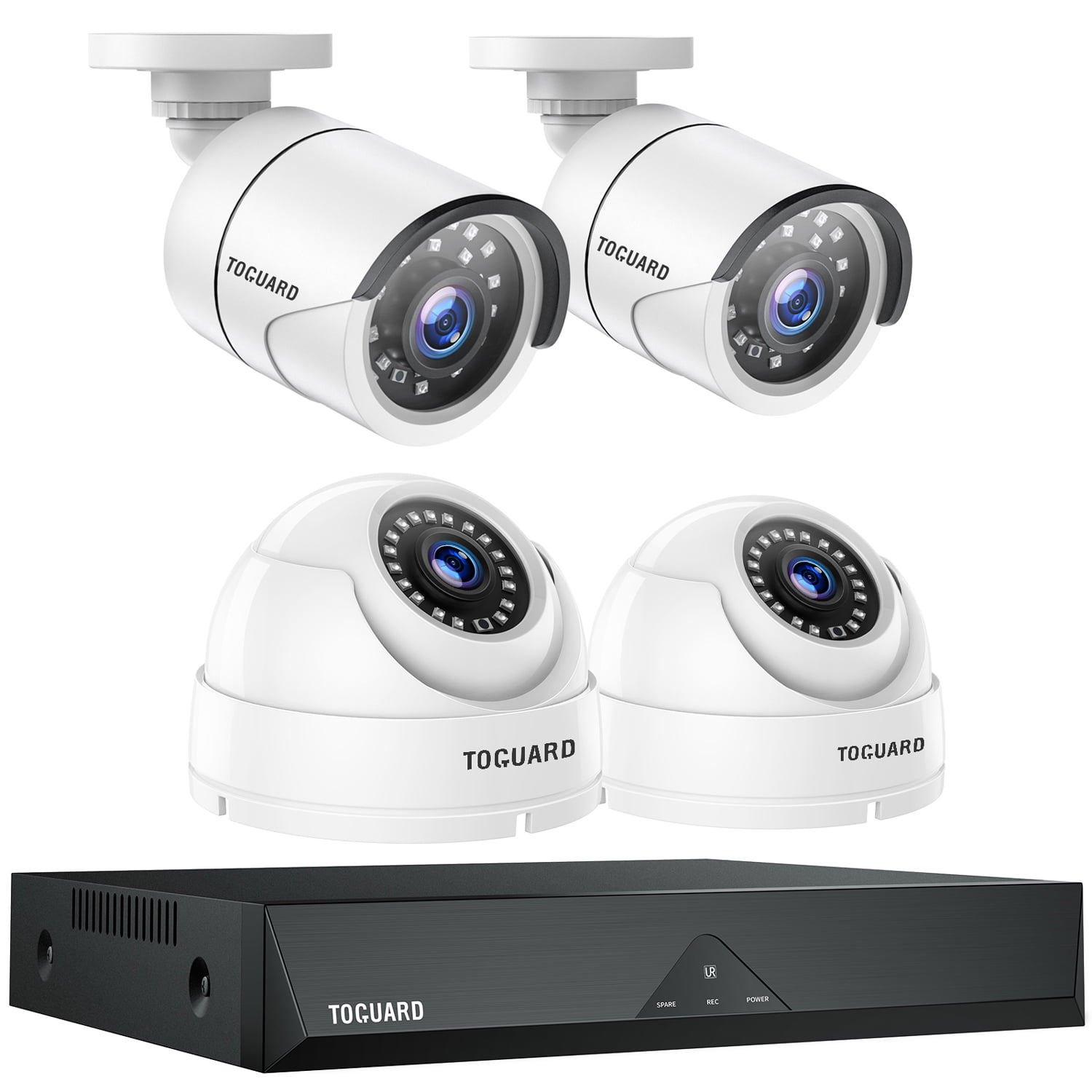 HIKVISION CCTV SYSTEM 5MP 4CH 8CH DVR 1080P PIR WARNING LIGHT BULLET CAMERA KIT 