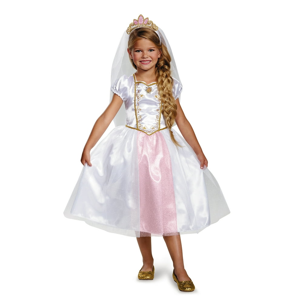 Tangled Girls' Rapunzel Wedding Dress Classic Costume