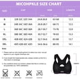 thumbnail image 6 of Junlan Women Post Surgery Bra Front Closure Sport Bra Removable Pads Wirefree(Black Small), 6 of 7