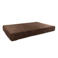 thumbnail image 2 of Orthopedic Pet Bed - Egg Crate and Memory Foam with Washable Cover 37x24x4 by PETMAKER - Brown, 2 of 6