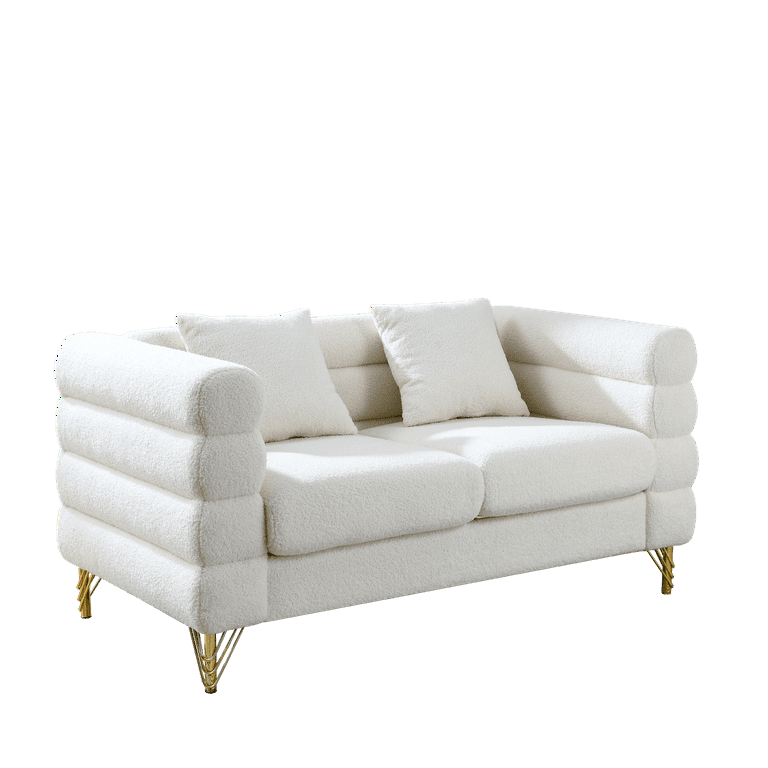 White two seater sofa sale