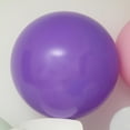 thumbnail image 4 of BalsaCircle 2 Purple Matte 32" Large Latex Plain Balloons, 4 of 6