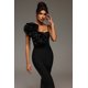 thumbnail image 4 of Vestido Bellabarnetten Halter Flowers, vestido midi con vendaje, 4 of 7