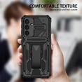 thumbnail image 6 of CCSamll Case for Samsung Galaxy A24 4G with Belt Clip Holster, Heavy Duty Protection Armor Case with Kickstand Sturdy Durable Phone Cover for Samsung Galaxy A24 4G JG Black, 6 of 7
