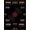 Black Red Gold, Pattern 5, variant on ODIKA 8'x10' Washable Area Rug Vintage Vinyl Music Retro Dj Turntable Border Player Cassette Record Flowing for Dining Room, Large Office, Lounge, Non-Slip Chair-Friendly Mat