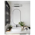 thumbnail image 2 of allen + roth Aurelis 24.3-Inches Matte Black Glam Vanity light bar, 2 of 9