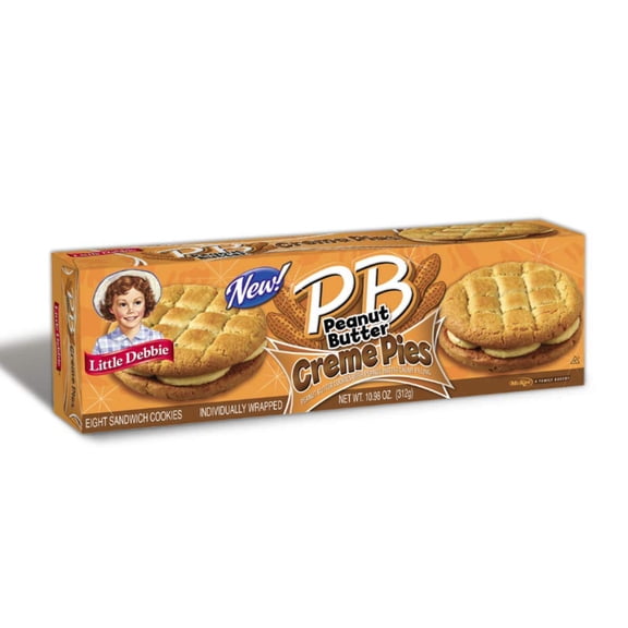 Little Debbie | Peanut Butter Creme Pie | 3 Pack.