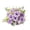 Purple, variant on hulanddfd Small Roses Artificial Flowers Fake Flower with Stems Silk Flower for Outdoors Wedding Home Hotel Decorations(Pink)