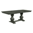 thumbnail image 1 of Gray Oak Wood Counterheight Extendable Dining Table with 18" Leaf, 1 of 3