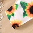thumbnail image 3 of DHFJKG Baby Girls Swimsuit Bikini Set Kids One-Shoulder Floral Print Bathing Suit With Headband 3PCS Swimwear For 6-12M Comfy Beachwear, 3 of 7