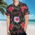 thumbnail image 5 of High Quality Hawaiian Shirts for Men Short Sleeve Aloha Beach Shirt Floral Summer Casual Button Down Shirts Blouses PF6JH9, 5 of 7