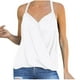 thumbnail image 1 of Blusa sin mangas con cuello en V sólido a la moda para mujer Pompotops  lopia988248, 1 of 5
