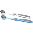 thumbnail image 3 of Dual Clean Tongue Scraper, Oral Thrush Cleaner for Adults and Kids - Pack of 2 (Colors Vary), 3 of 4