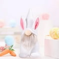 thumbnail image 6 of geerera Easter Bunny Gnomes Plush Doll,Cute Faceless Dwarf,Easter Decor for Home, Indoor, Office, Desk,Spring Easter Rabbit Centerpiece Table Decorations-Funny Easter Gifts for Women,8.2x9inch, 6 of 6