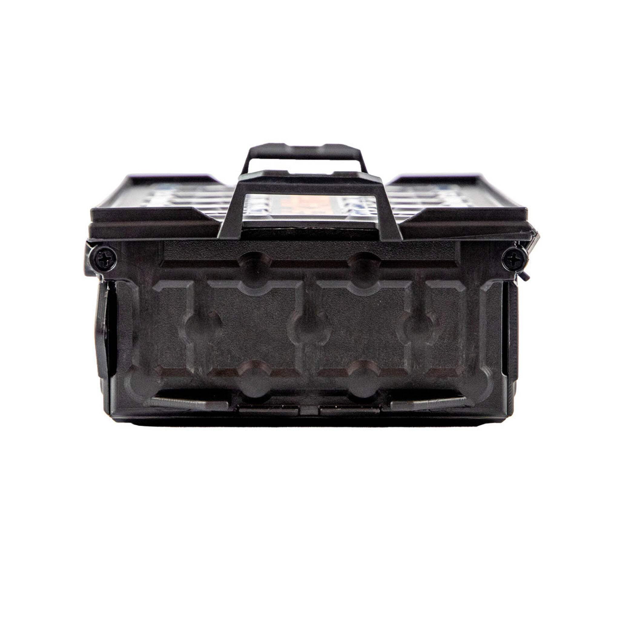YakAttack TracPak Stackable Fishing Gear Storage Box, Black - Single Box (SSO-1003) | Kayak Fishing Accessories