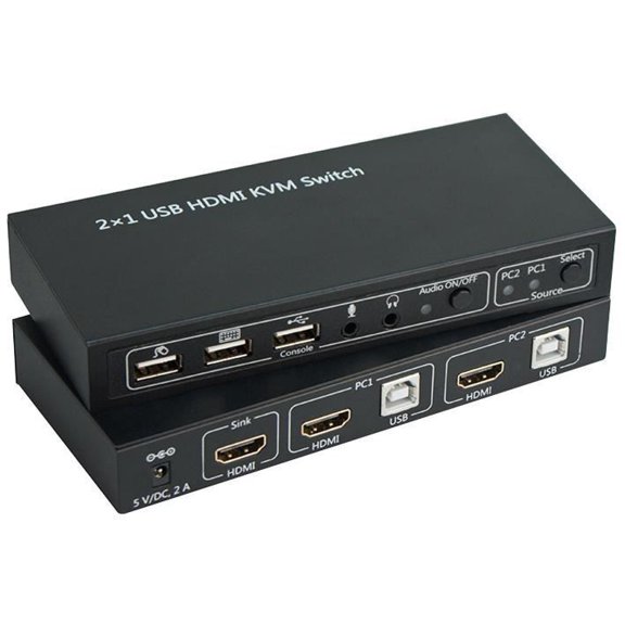 PRO SIGNAL - 2-Port HDMI & USB KVM Switch