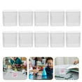 thumbnail image 3 of Shisuyan Cube Storage Box Clear Container With Lid Acrylic 10Pcs 2.16In, 3 of 9