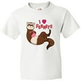 thumbnail image 3 of Inktastic I Love Ferrets Youth T-Shirt, 3 of 5