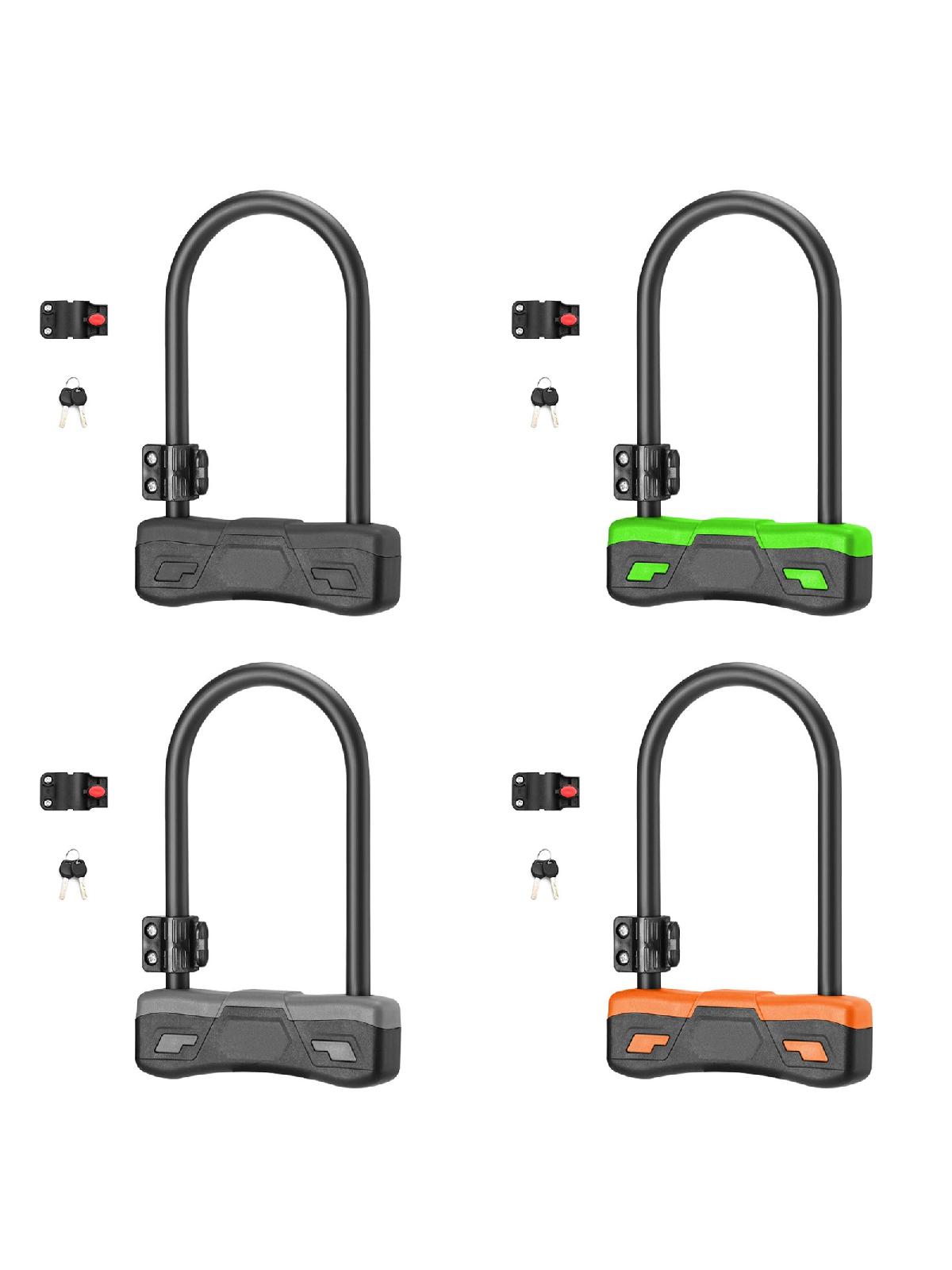 High Strengths Bicycles Lock Cycling Enthusiasts Lock City Street Bike Lock for Bikes Motorcycles and Scooters