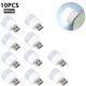 thumbnail image 1 of Luz LED nocturna Mini USB para ordenador, luz blanca cálida para libro, protección ocular, carga de energía móvil, lámpara de noche pequeña USB, 1 ~ 10 piezas, 1 of 4