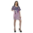 thumbnail image 3 of Moomaya Birthday Dresses Women Printed Work Dress Women Office V Neck Dresses, 3 of 6