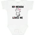 thumbnail image 3 of Inktastic My Memaw Loves Me Girls Girls Baby Bodysuit, 3 of 5