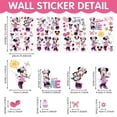 thumbnail image 2 of Minnie Wall Stickers, Cartoon Character Stickers for Children Room, DIY Removable Stickers for Baby Kids Nursery Girls Bedroom Living Room Playroom Wall Decoration, 2 of 5