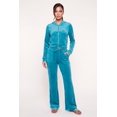 thumbnail image 2 of Women's Velour Zip Front Cropped Sweatshirt, 2 of 4