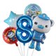 thumbnail image 3 of 5 piezas de globos de aluminio con temática de Octonauts para decoraciones de fiesta de cumpleaños de niños y niñas, globos con números de 30 pulgadas, suministros de decoración para baby shower, 3 of 5
