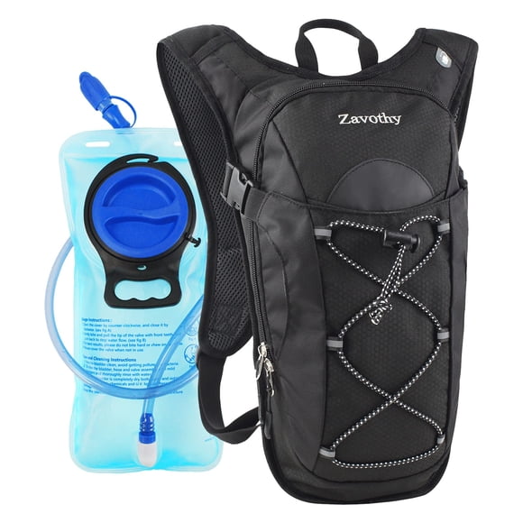 Mochila de hidratación Zavothy, ligera, bolsa de agua de 2 litros