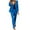 Blue, variant on Aoochasliy Womens Pants Clothes Long Sleeve Solid Suit Pants Casual Elegant Business Suit Sets