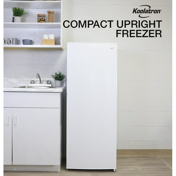 Koolatron GarageReady Upright Freezer, 7.0 cu ft (198L), White, Low