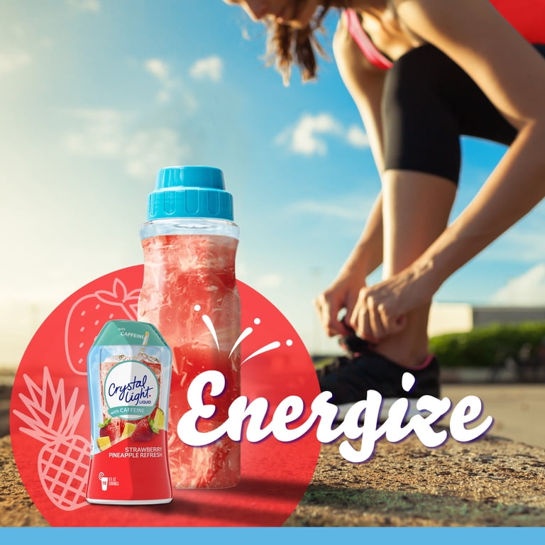 2 pack) Crystal Light Liquid Strawberry Pineapple Refresh