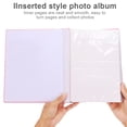 thumbnail image 4 of 6 Inch Photo Album Creative Commemorative Book 200 Pages Interstitial Storage Bag Unique Gift Decoration for Baby Photos (Pink), 4 of 8