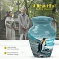 thumbnail image 3 of MUKTIVE Penguin Miniature Urns for Human Ashes Adult Female, Ocean Keepsake Memorial Urn for Adult Male, Burial Urns for Mother Ashes, Mountain Mini Urn for Loved Ones, 3 Inch, 3 of 7