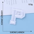 thumbnail image 2 of Computer Embroidery Label Towel Embroidery English Letter Patch Sticker Clothing Accessories Badge Embroidery Cloth Label Embroidery Cloth Sticker Stationery Cards And Envelopes Set Kids, 2 of 2