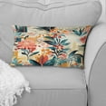thumbnail image 4 of Designart "Metropolitan Tropical Fusion" Tropical Printed Throw Pillow, 4 of 5