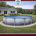 thumbnail image 2 of Lake Effect Pools 12' x 48" Round Bermuda Galvanized Painted Steel Above Ground Swimming Pool, 2 of 8