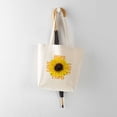 thumbnail image 5 of CafePress - COPD Hope Sunflower Tote Bag - Unisex Canvas Tote Bag, Beige, 1-Piece, 5 of 7