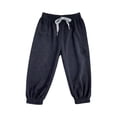 thumbnail image 3 of Mercatoo Boys Wide Leg Sweatpants Elastic Waist Baggy Joggers Pants Summer Trendy Athletic Pants with Pockets 𝐃rawstring, 3 of 4