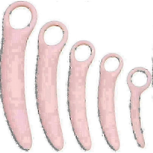 2025 New QoQiu 5-Pack Silicone Pelvic Floor Muscle Dilator Trainer SetPelvic Wand Massager for WomenPelvic Floor Muscle Trainer, Pelvic Floor Strength