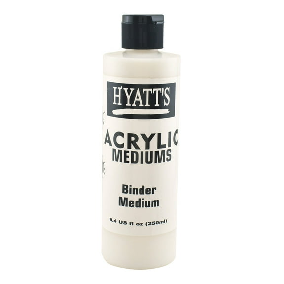 Hyatt's Acrylic Binder Medium, 8 Ounce Bottle
