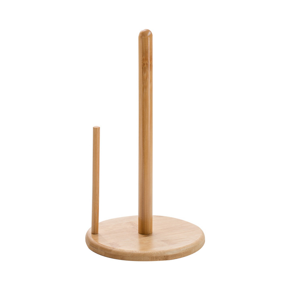 Bamboo Paper Towel Holder kitchen Countertop Paper Towel Stand, Wooden
