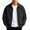 Black, variant on Mens Track Bomber Jackets Laydown Collar Full Zip Side Pockets Elastic Cuff Golf Coat Daily Comfort Stylish Outerwear Casual Tops