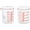 30ml (1oz) - Pack of 2, variant on High Borosilicate Glass Measuring Cup-V-Shaped Spout，Glass Measuring Beaker for Kitchen or Restaurant, Easy to Read, 30 ML (1 Oz)-Pack of 2