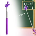 thumbnail image 1 of Dusknt New Arrivals! Finger Pointer Stick Telescopic Finger Reading Stick,Stainless Telescopic Pointer Telescopic Stick Retractable Pointing Stick for Teachers' Classroom Auxiliary Tools, 1 of 9