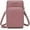 C-pink, variant on Small Crossbody Cell Phone Purse for Women, Mini Messenger Shoulder Handbag Wallet with Credit Card Slots