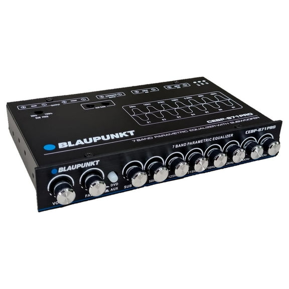 Blaupunkt CEBP-871PRO 7 Band Compact Equalizer Maximum Output Voltage 7V RMS