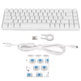 thumbnail image 1 of Teclado mecánico 68 teclas 3 modos inalámbrico 2,4G tipo C con cable RGB Teclado mecánico para Windows para Android, 1 of 8